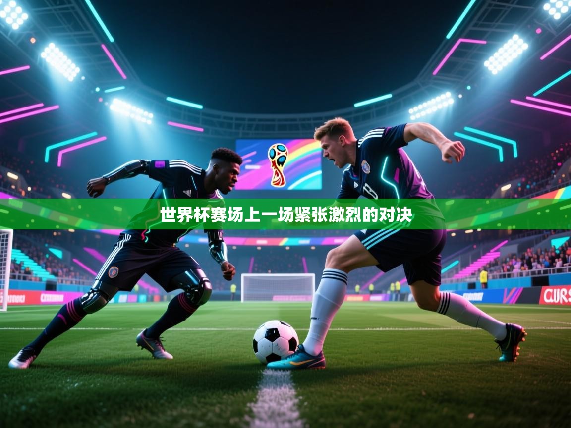 世界杯赛场上一场紧张激烈的对决